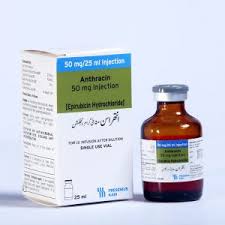 Anthracin 50 mg Inj. (Epirubicin) 1 vial