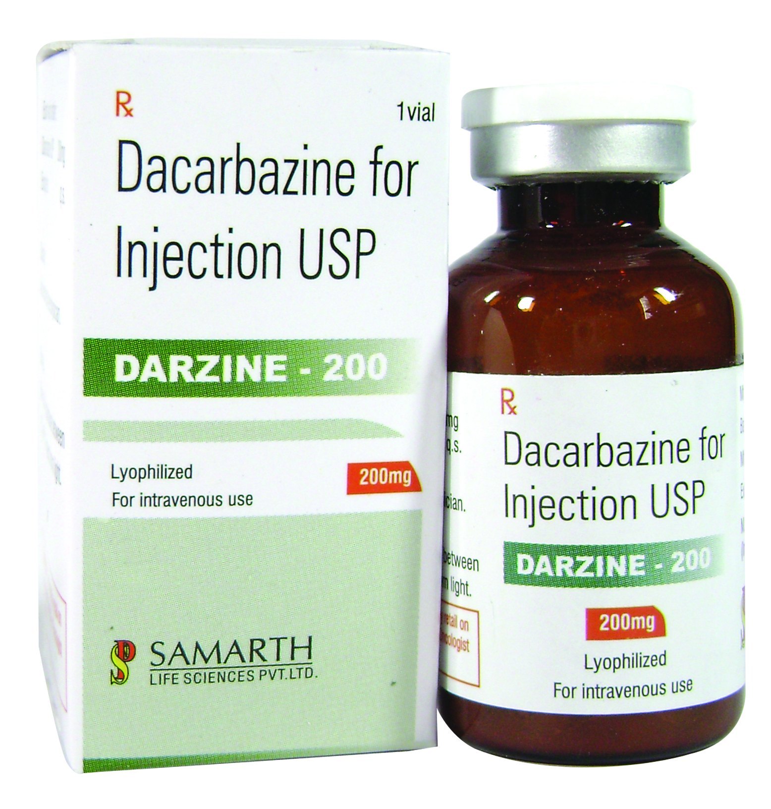 Dacarbazine 200 mg injection 1 vial
