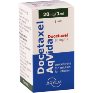 Docetaxel 20 mg Aqvida injection 1 vial