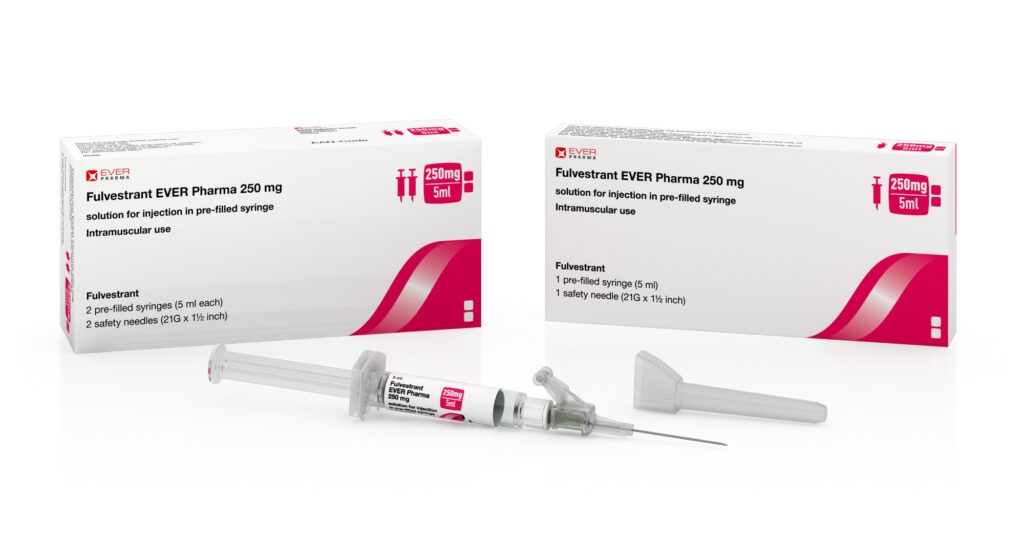 Fulvestrant Ever Pharma injection 250mg prefilled syringe