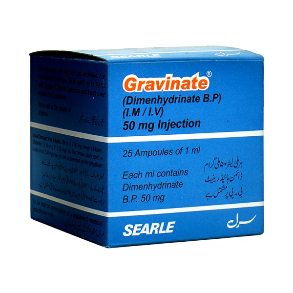 GRAVINATE INJ – Pack Size X 25