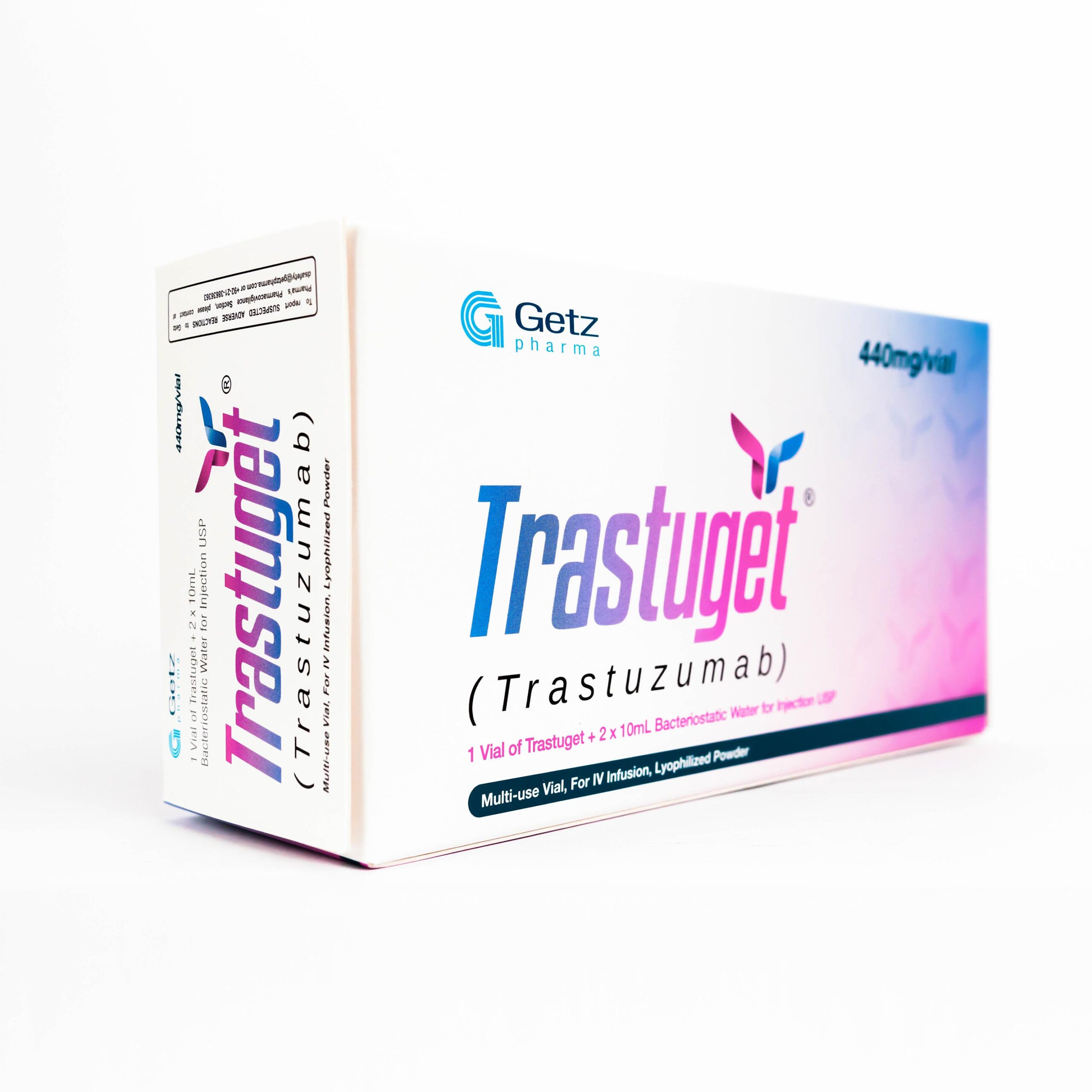 TRASTUGET 440MG PER VIAL INJECTION